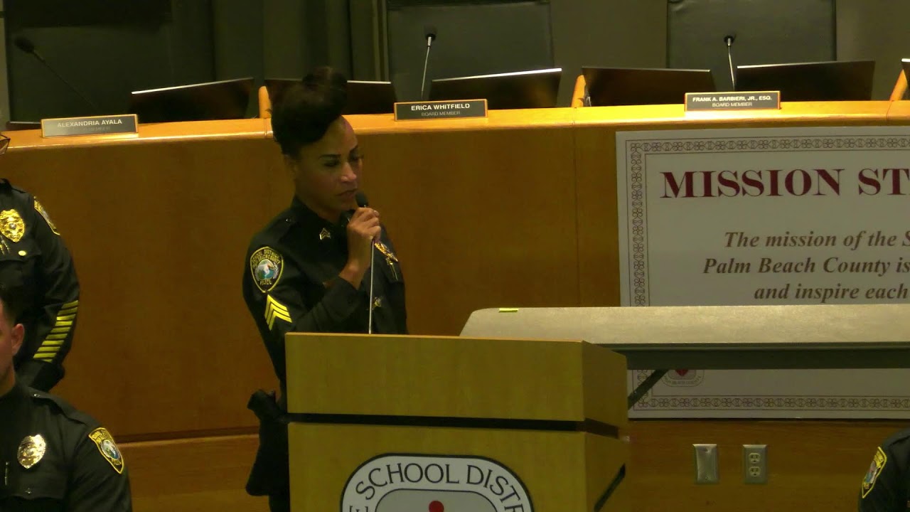 Palm Beach County School Police Swear-In/Promotion Ceremony