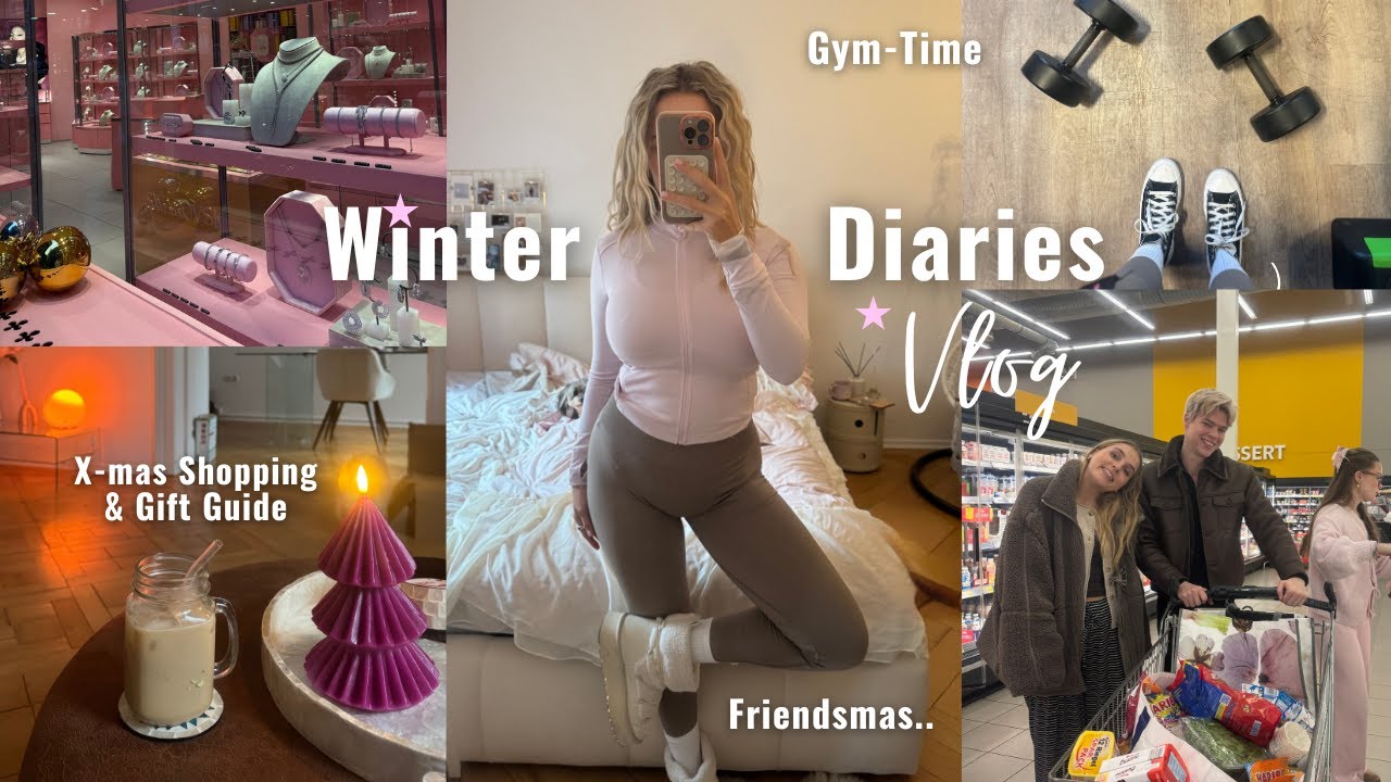 Daily Vlog: Gift Guide 🎁 + Friendsmas Preps, meine Gym-Routine & meet my friends..