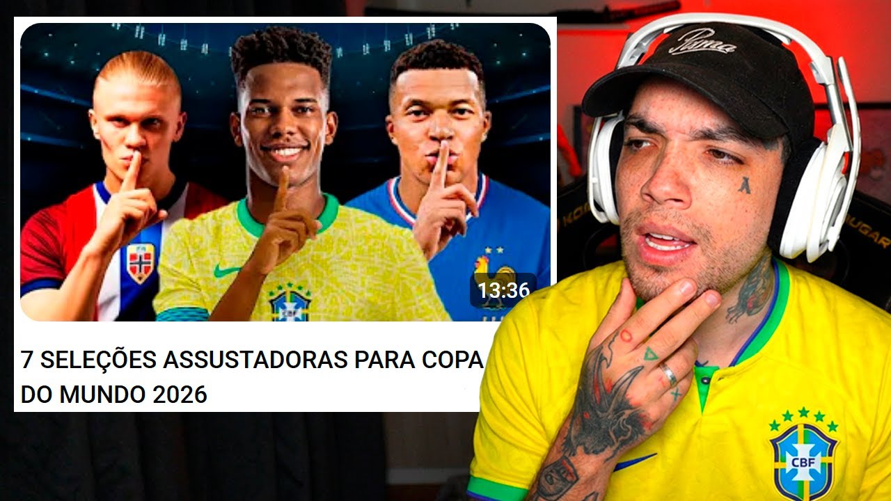 AS 7 SELEÇÕES MAIS ASSUSTADORAS DA COPA — EU REAGI E FIQUEI CHOCADO!