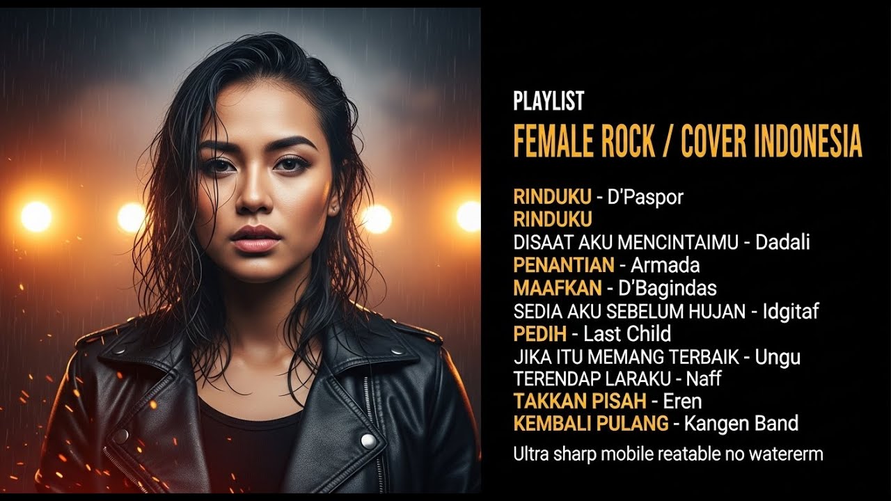 10 Lagu GALAU Indonesia ROCK VERSION Female Cover