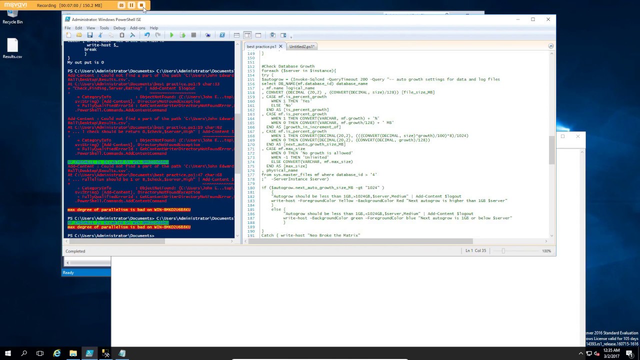 PowerShell with SQL Server