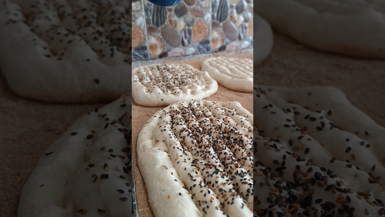 پخت بربری سنتی#بربری #نان #نانوایی #bread