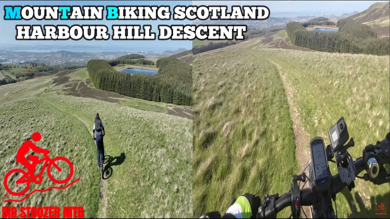 Scotland's MTB Trails. Pentlands MTB. Downhill MTB. Harbour Hill. Stage 2. The Descent. #mtb #drone