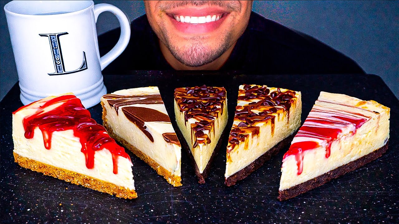 ASMR CHEESECAKE FACTORY MUKBANG CREAMY EATING SOUNDS NO TALKING