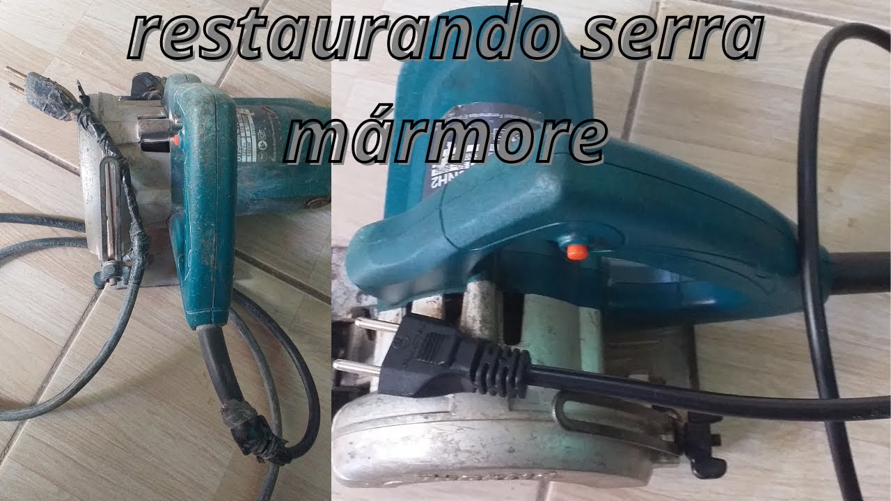 SE VOCE FIZER ISSO NUNCA MAIS VAI PRECISAR COMPRAR SERRA MARMORE MAKITA.(restauração)