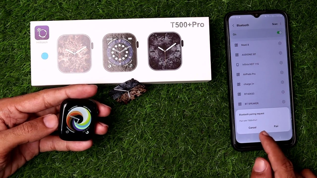 How To Connect T500 Plus Pro Smart Watch Series 7 With Android Phone