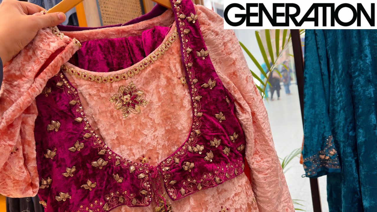 GENERATION New Velvet Collection 2025-26❤️Generation Winter Collection ❤️Generation Velvet Shawls 