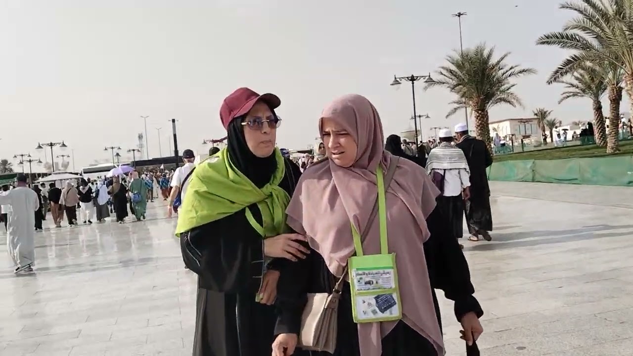 Suasana baru Masjid Quba' Madinah