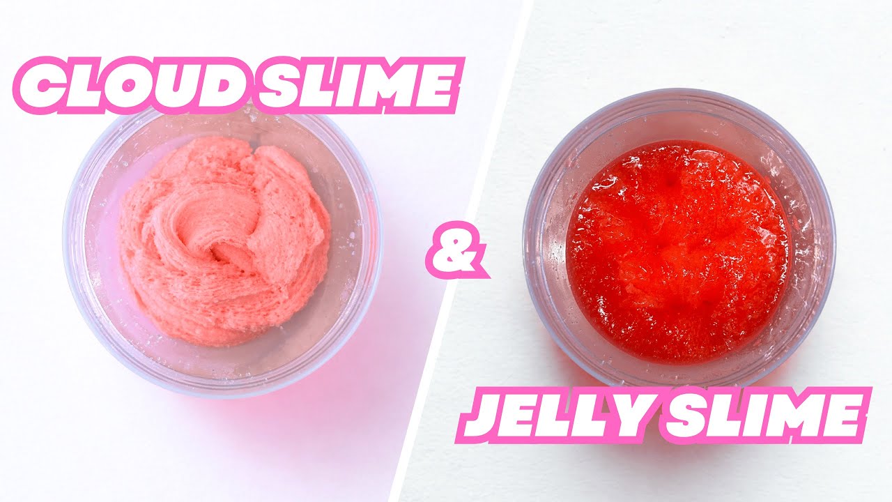 How To Make Cloud Slime & Jelly Slime! *DIY Slime Tutorial*