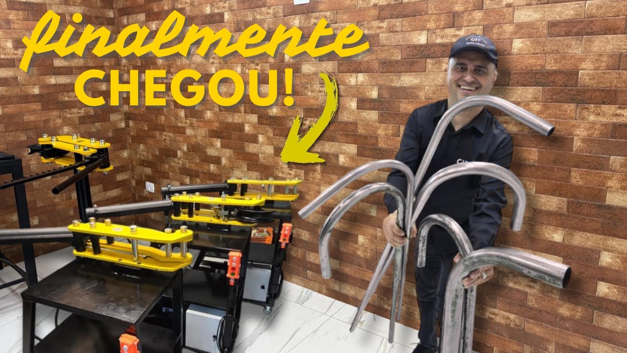 Lançamento Da Dobradeira HIDRÁULICA De Tubos Cjet Máquinas e Ferramentas!