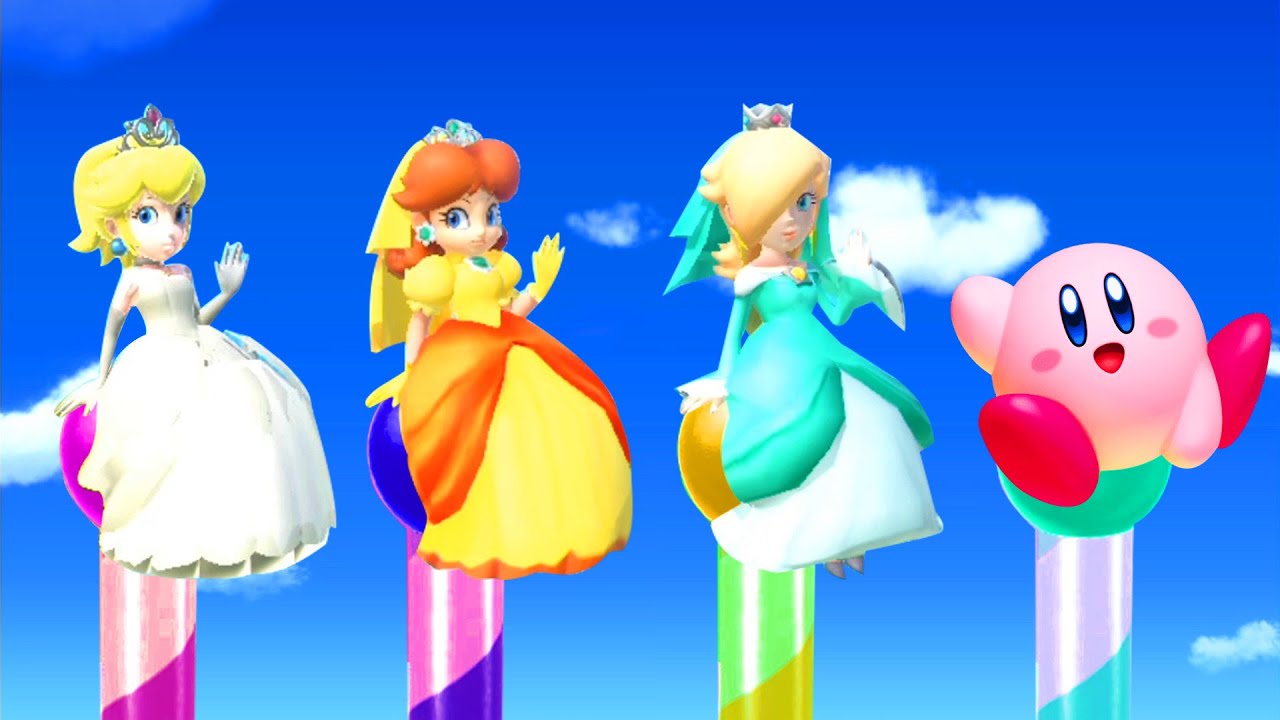 【マリオパーティシリーズ】ミニゲームピーチVsデイジーVsロゼッタVsカービィ(CPU最強 たつじん)