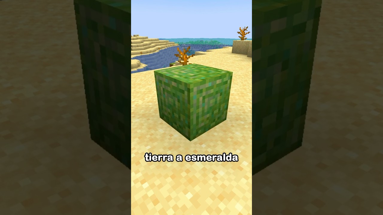 &iquest;Las esmeraldas de Minecraft vienen de la tierra?