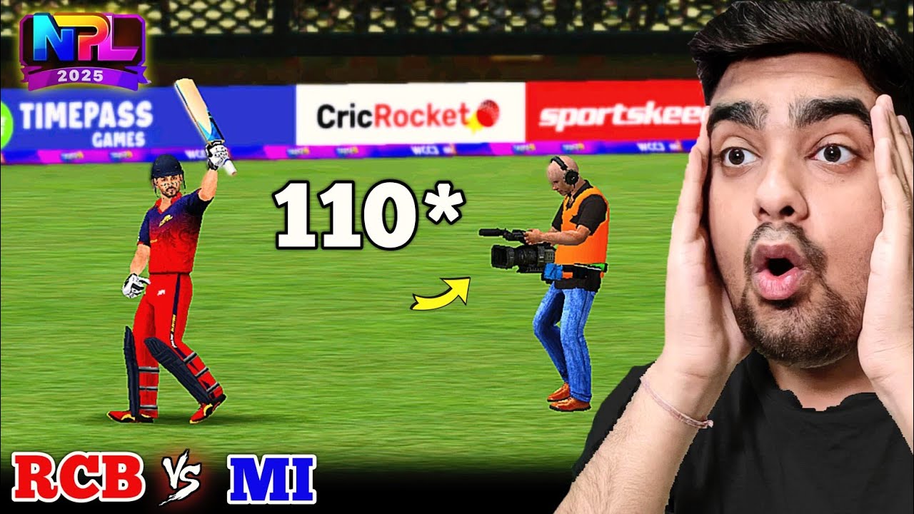 NPL 2025! BUMRAH 110(36)* RCB Vs MI (Expert Mode)
