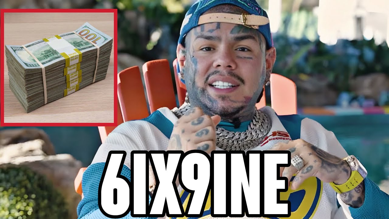 6ix9ine о том, как потратил свой первый рэп-чек на 50 000 долларов на украшения: «За своё первое ...