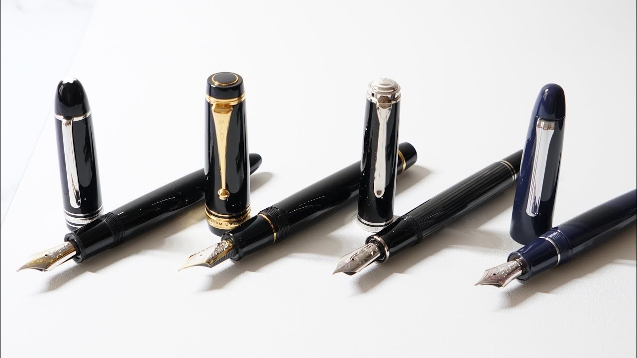 Battle of Flagship Fountain Pens | Montblanc vs Pelikan vs Sailor vs Pilot
