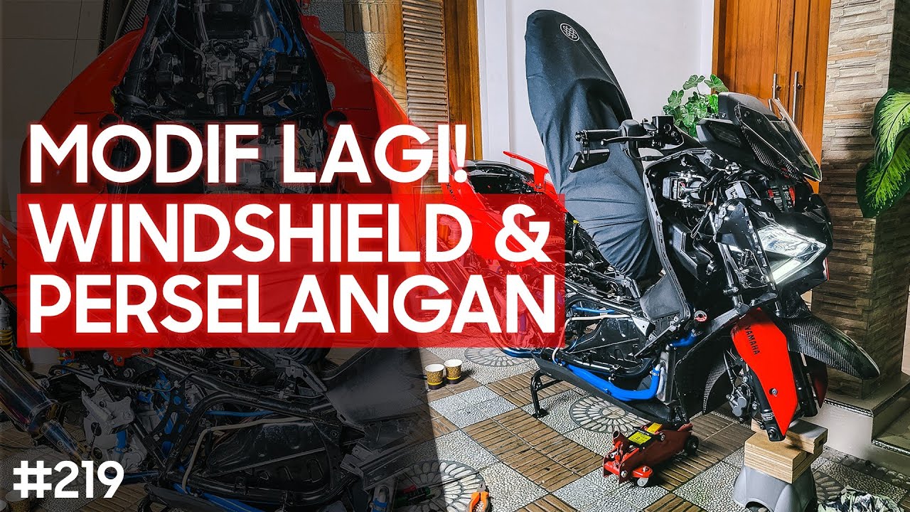 [PROJECT] Pasang Windshield Sectbill, Ganti Selang Hawa & Selang Radiator XMAX Connected #219
