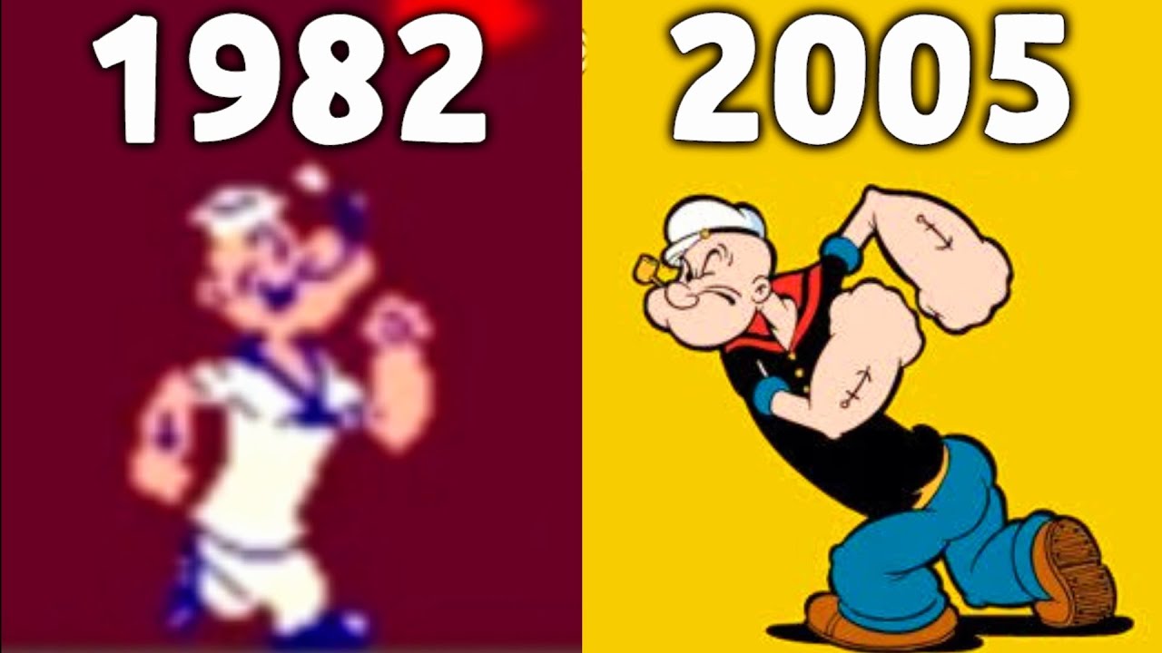 Evolution of Popeye Games 1982-2005
