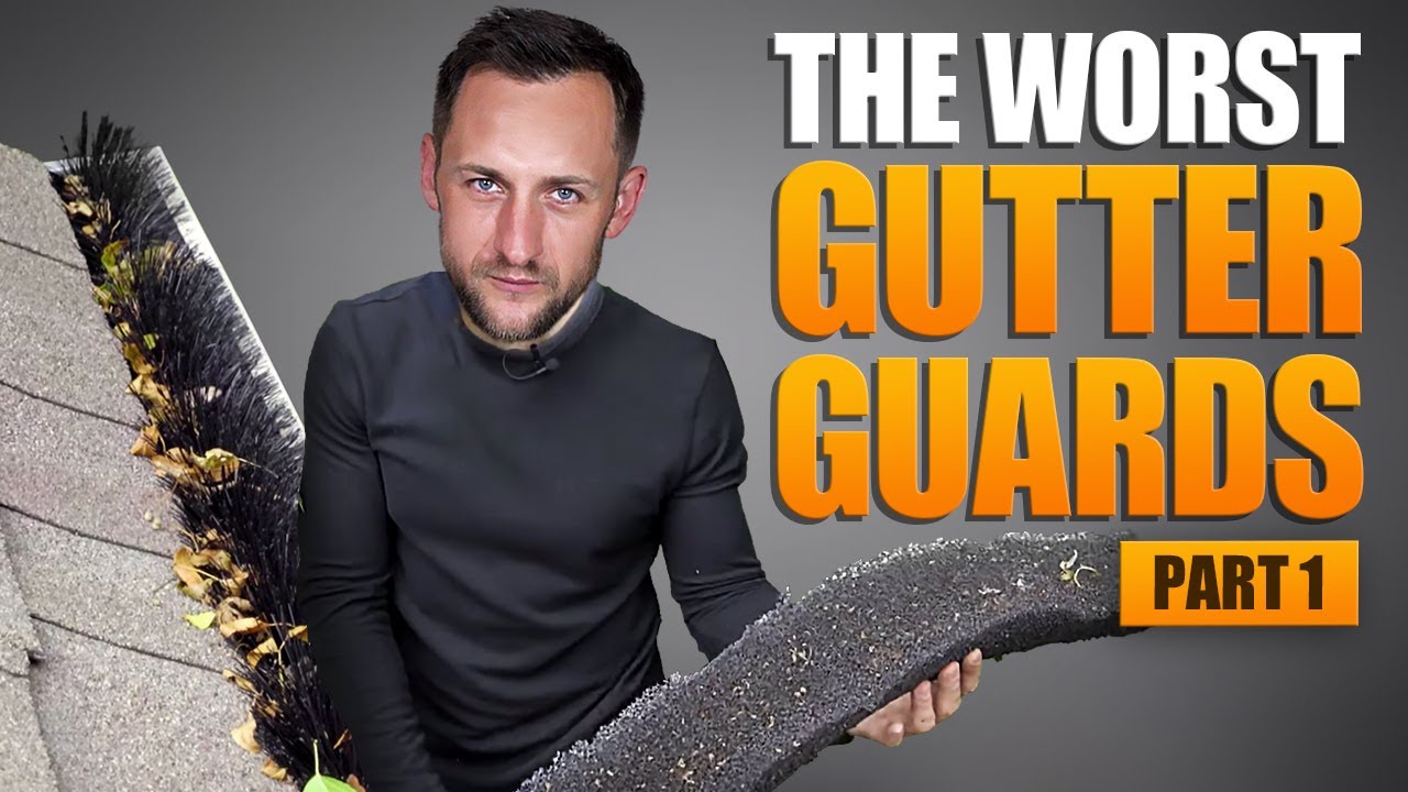 4 Worst Gutter Guards: GutterStuff, leaf guards, Brush, plastic covers /