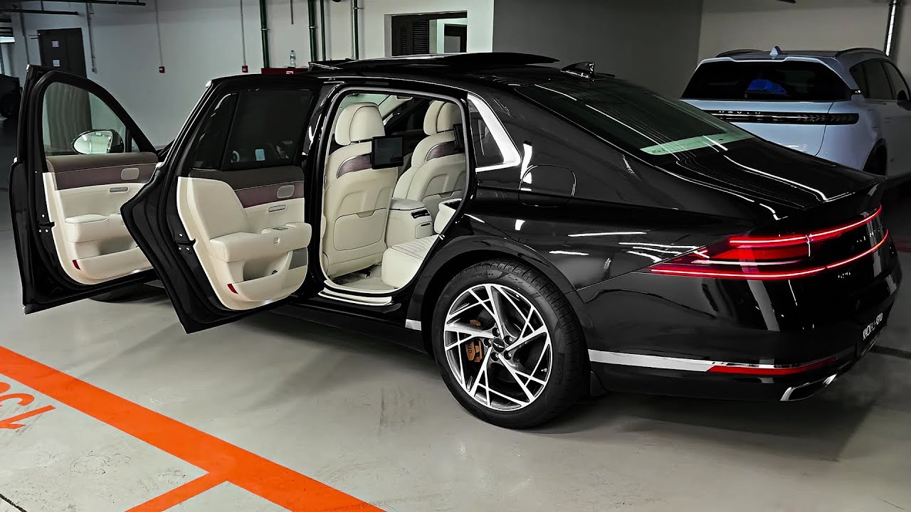 Genesis G90 2024 года &mdash; высокотехнологичный ультрароскошный представительский седан!
