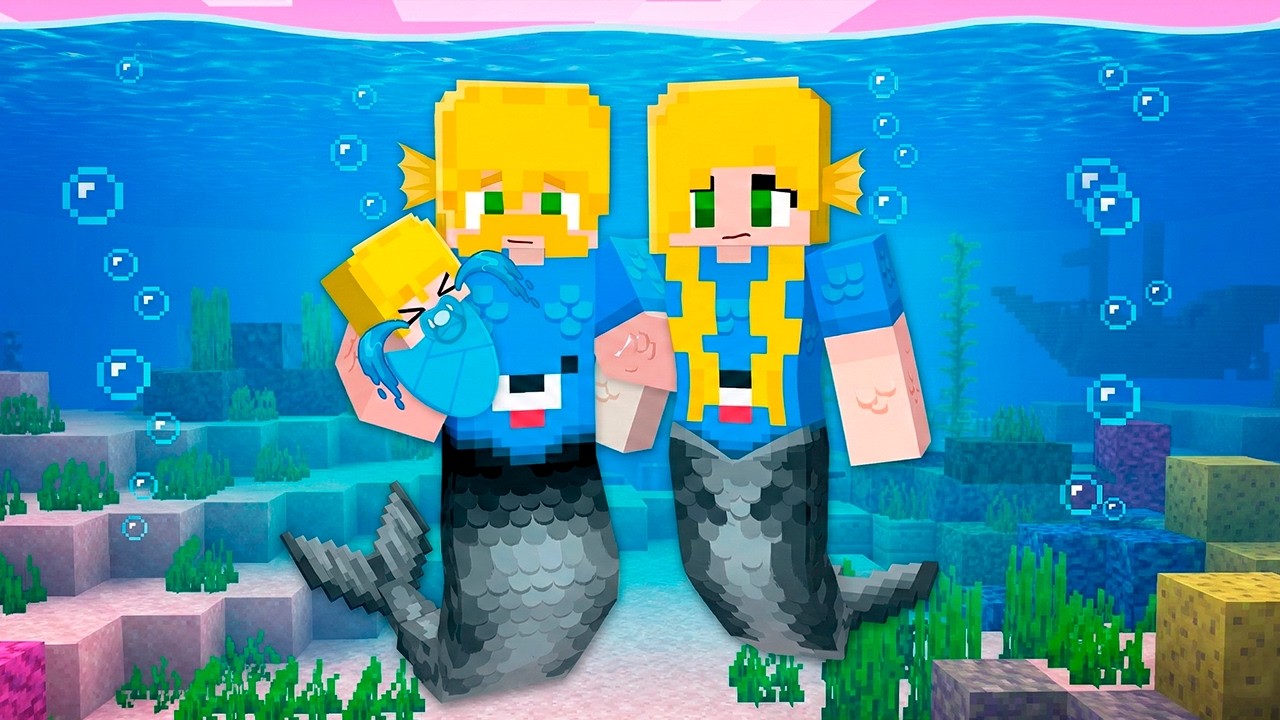 Меня УСЫНОВИЛИ РЫБЫ в Minecraft!