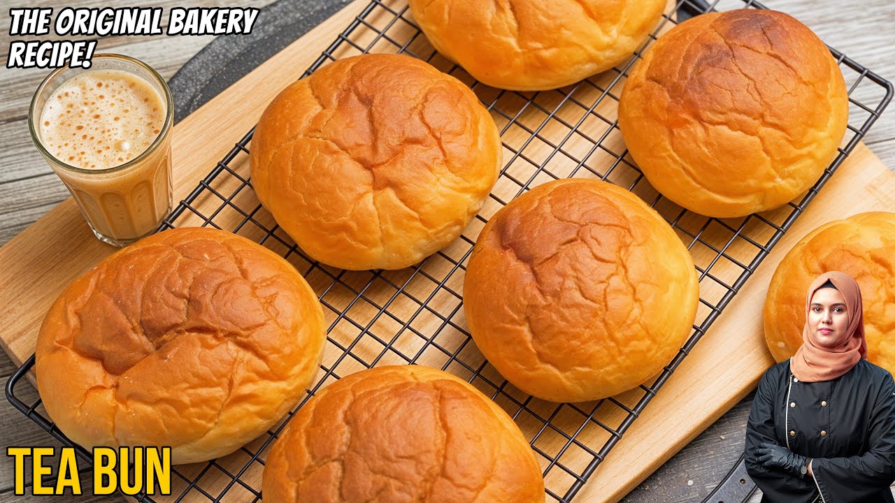 Tea Bun Recipe | The Original Sri Lankan Bakery Style | Soft And Fluffy