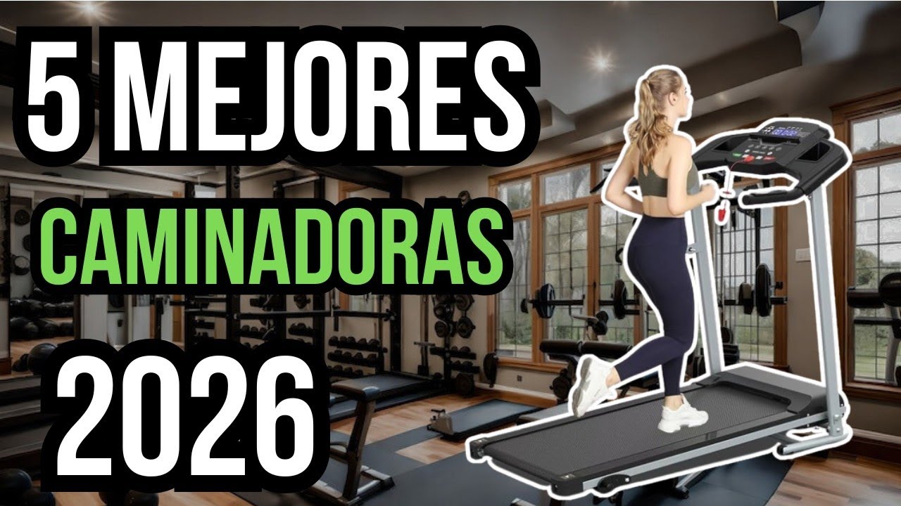 Las 5 mejores caminadoras electricas para el hogar [2026]