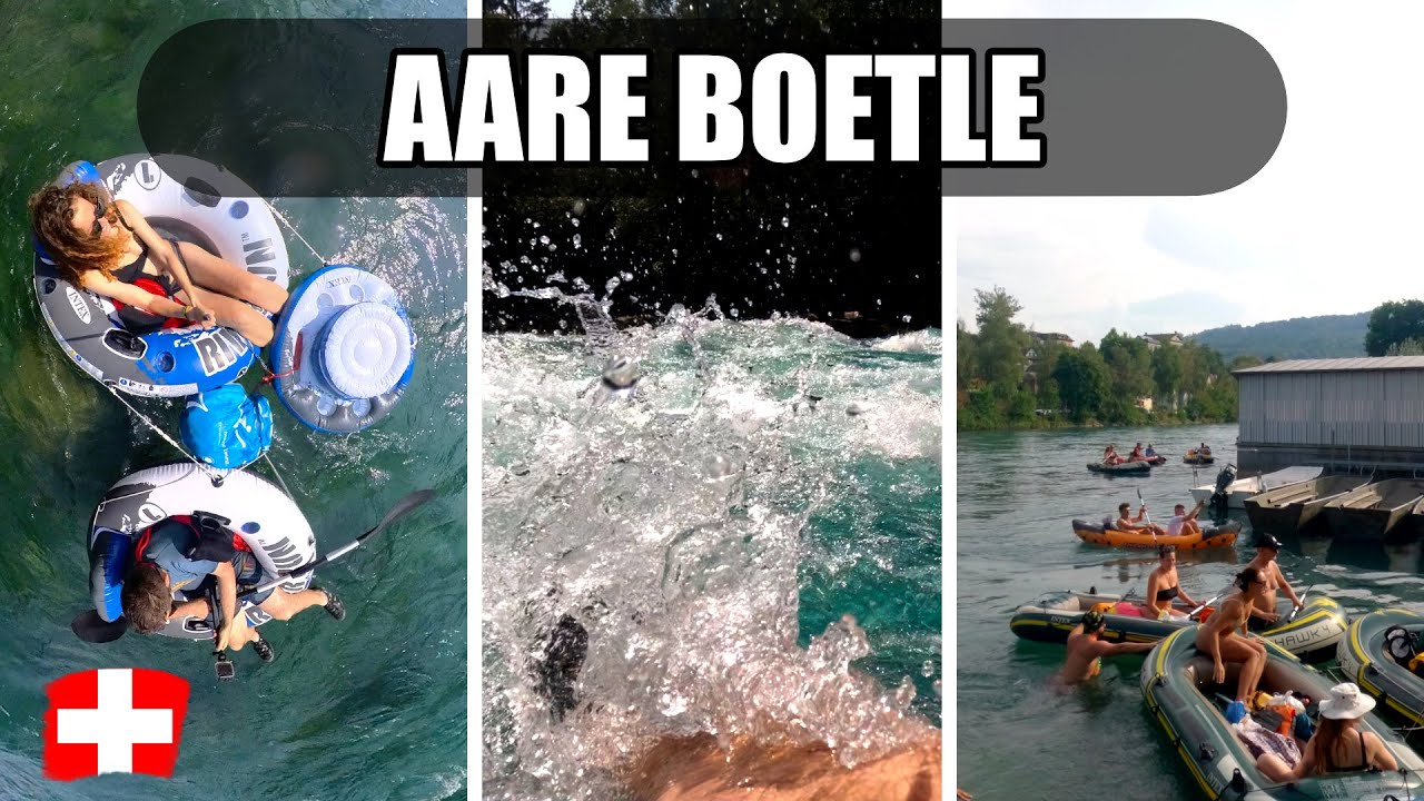 Aare Böötle | River Floating in  Switzerland | Aare from Thun to Bern