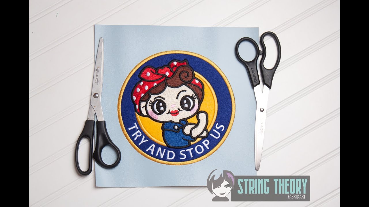 HOW TO DOUBLE APPLIQUE - Rosie the Riveter Try And Stop Us