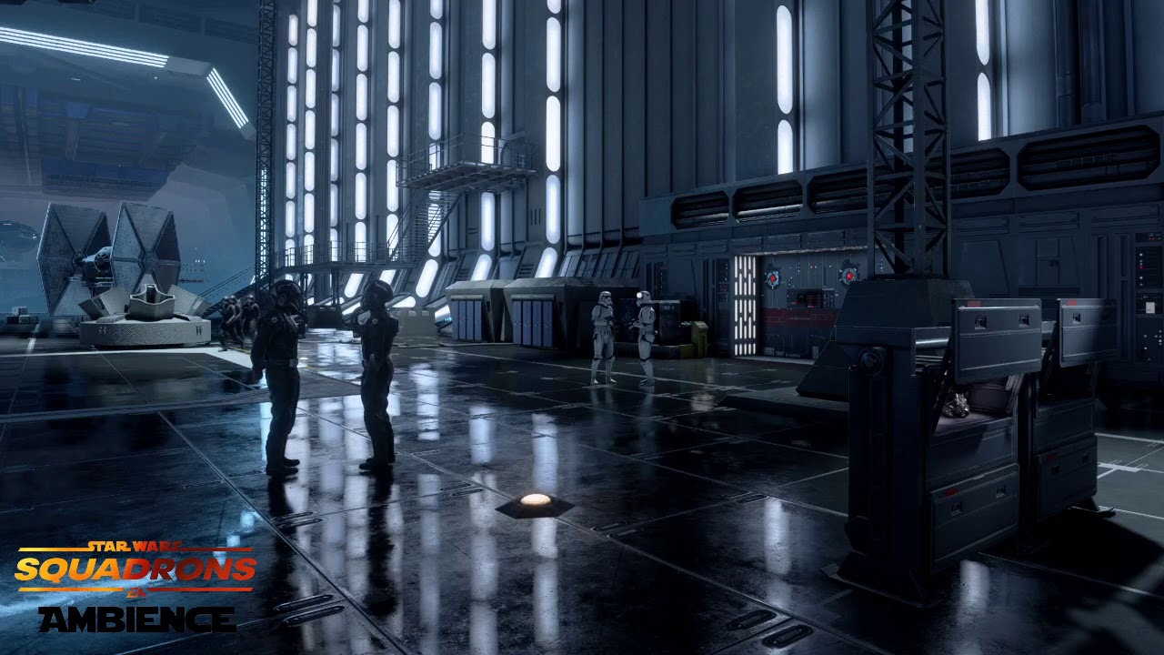 StarWars Squadrons - Imperial Hangar (NO MUSIC) - Ambience (1hr)
