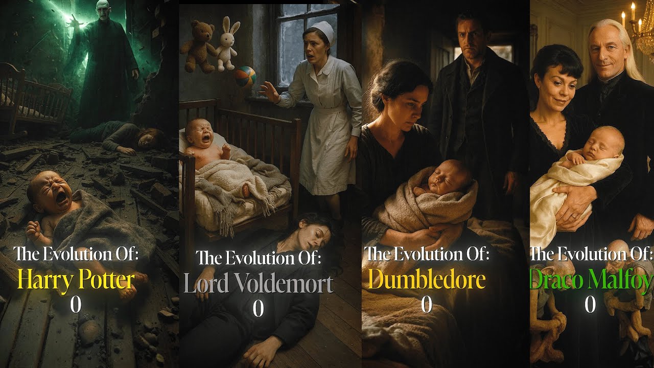 Harry Potter: Evolution of Every Iconic Hero & Villain ⚡| Dumbledore, Voldemort, Harry, Snape & More