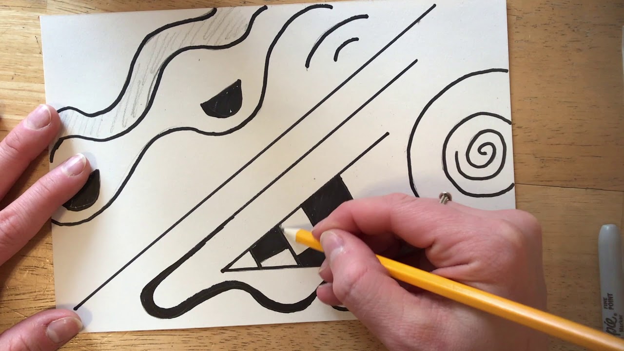Kandinsky Inspired Drawing