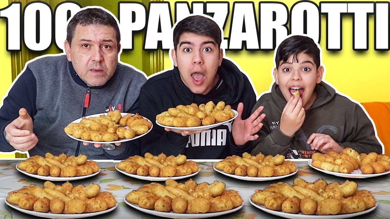 100 PANZAROTTI CHALLENGE vs SHALE, PAPÀ & CHRISTIAN!!