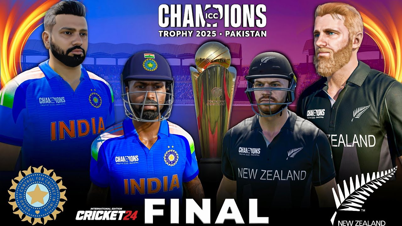 India vs New Zealand | Final | Champions Trophy 2025 - Cricket 24