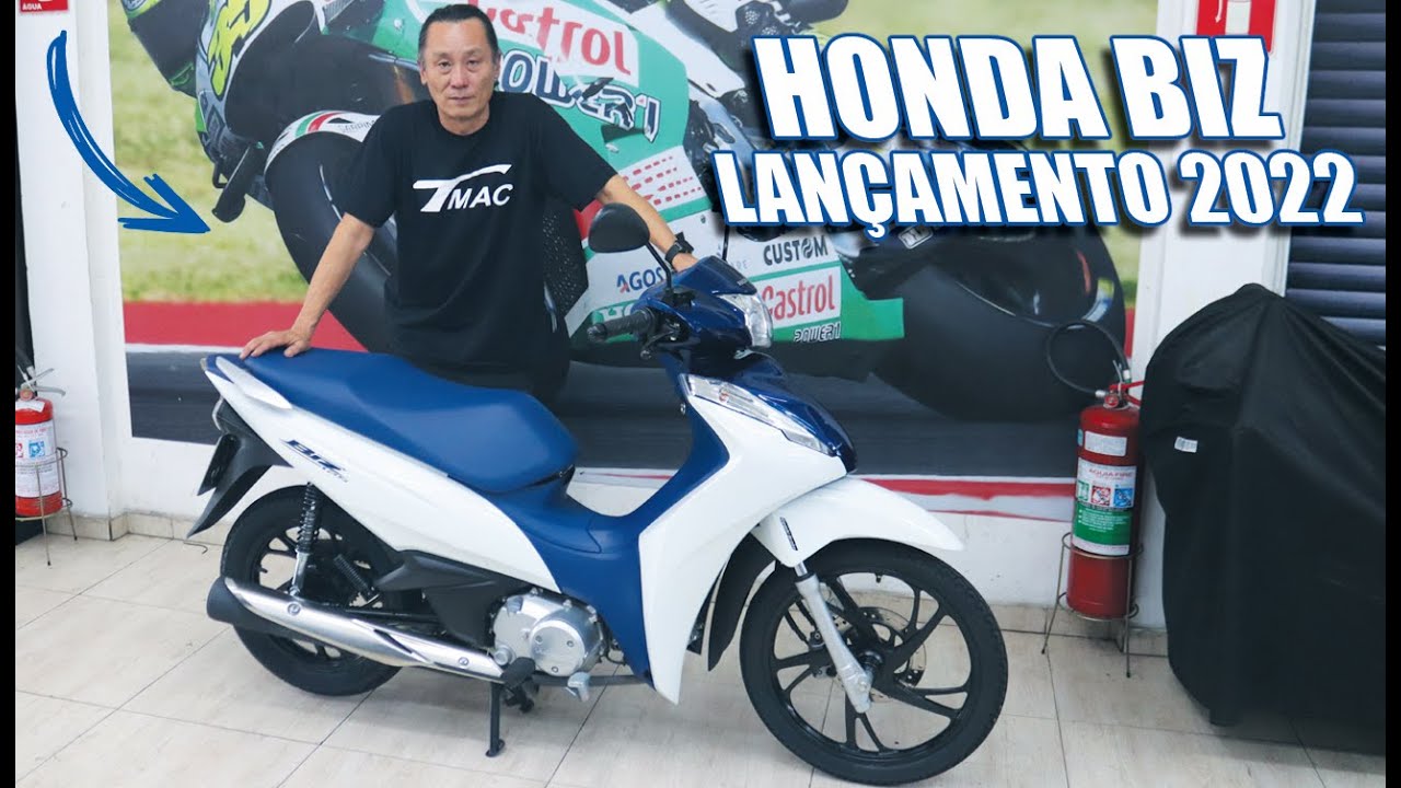 TUDO SOBRE A NOVA HONDA BIZ125 2022!