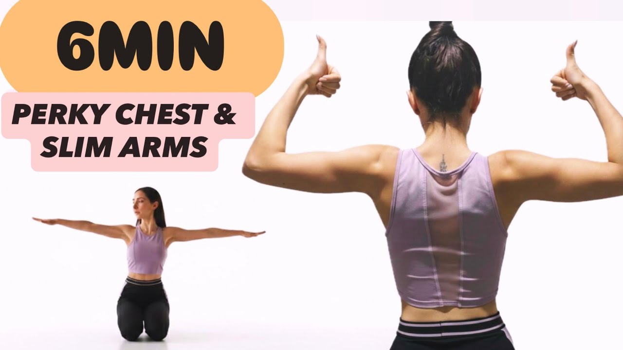 Pilates Arm and Chest Lift | 6 MIN | At Home | No Equipment
