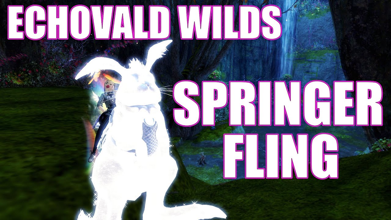 GW2 - Springer Fling - The Echovald Wilds - Achievement Guide - Guild Wars 2 End of Dragons