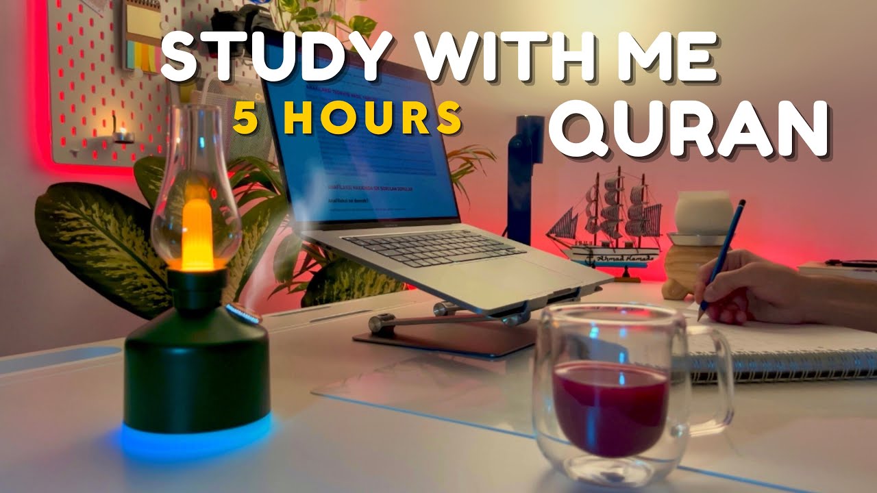 5 horas de estudio conmigo | Recitaci&oacute;n del Cor&aacute;n | Estudia el Cor&aacute;n conmigo | Pomodoro 50/10 | Con