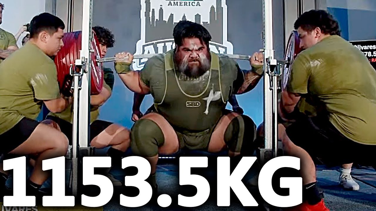 JESUS OLIVARES The STRONGEST Powerlifter Who Ever Lived! [Unofficial World Record]