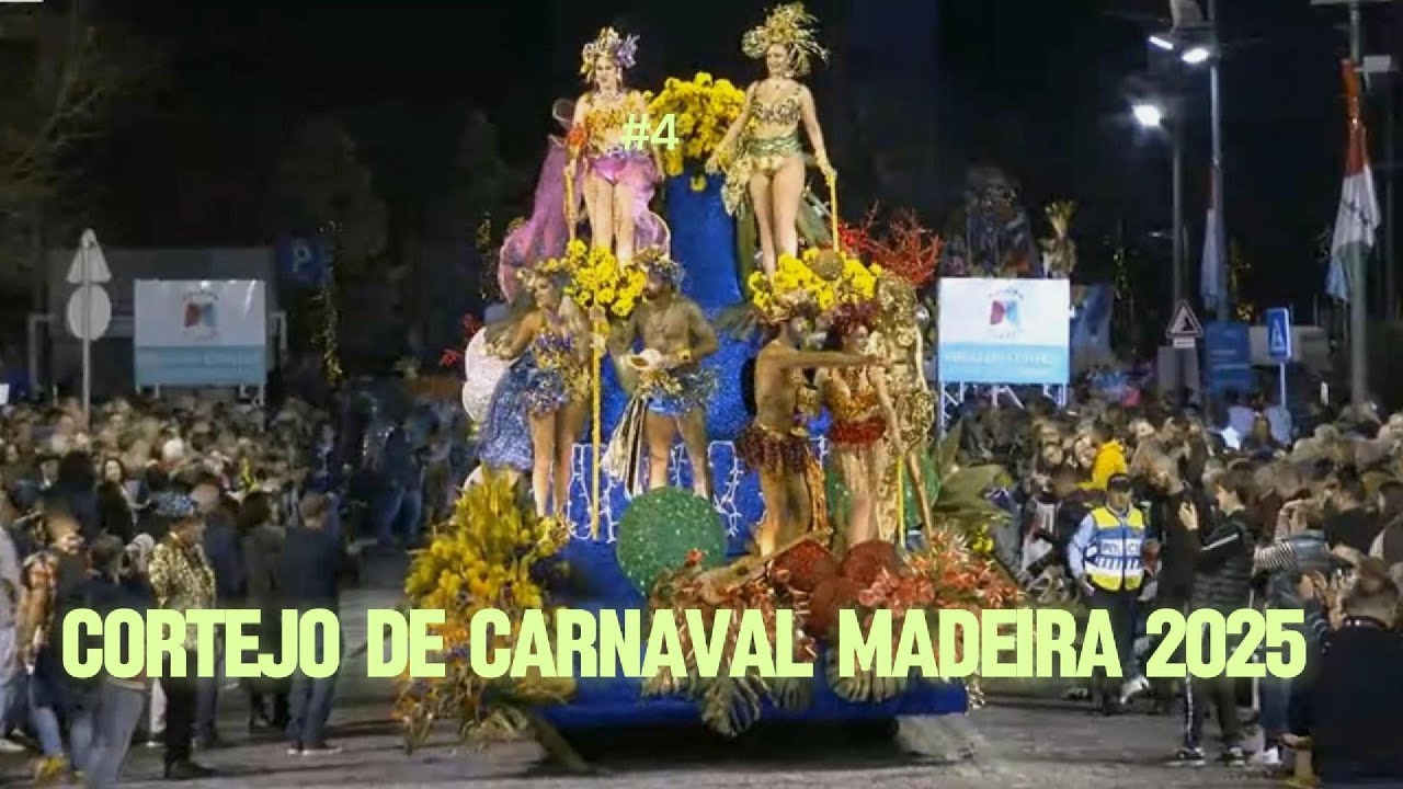 Carnaval Funchal Madeira 2025 | Desfile de carnaval ilha da Madeira 2025