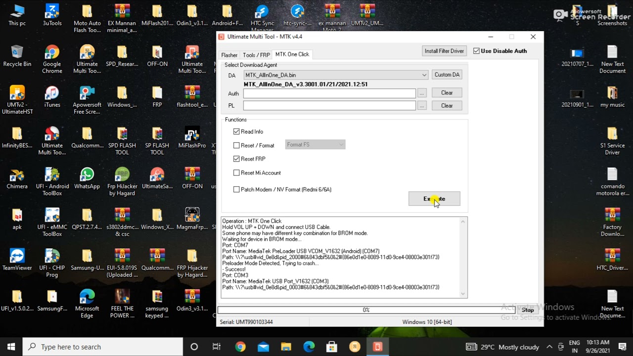 Tecno LC7 FRP UNLOCK ONLY 1 CLICK BY UMT DONGLE