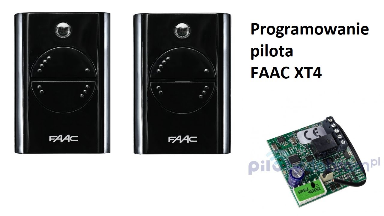 Programowanie pilota FAAC XT4 bez dostępu do radioodbiornika
