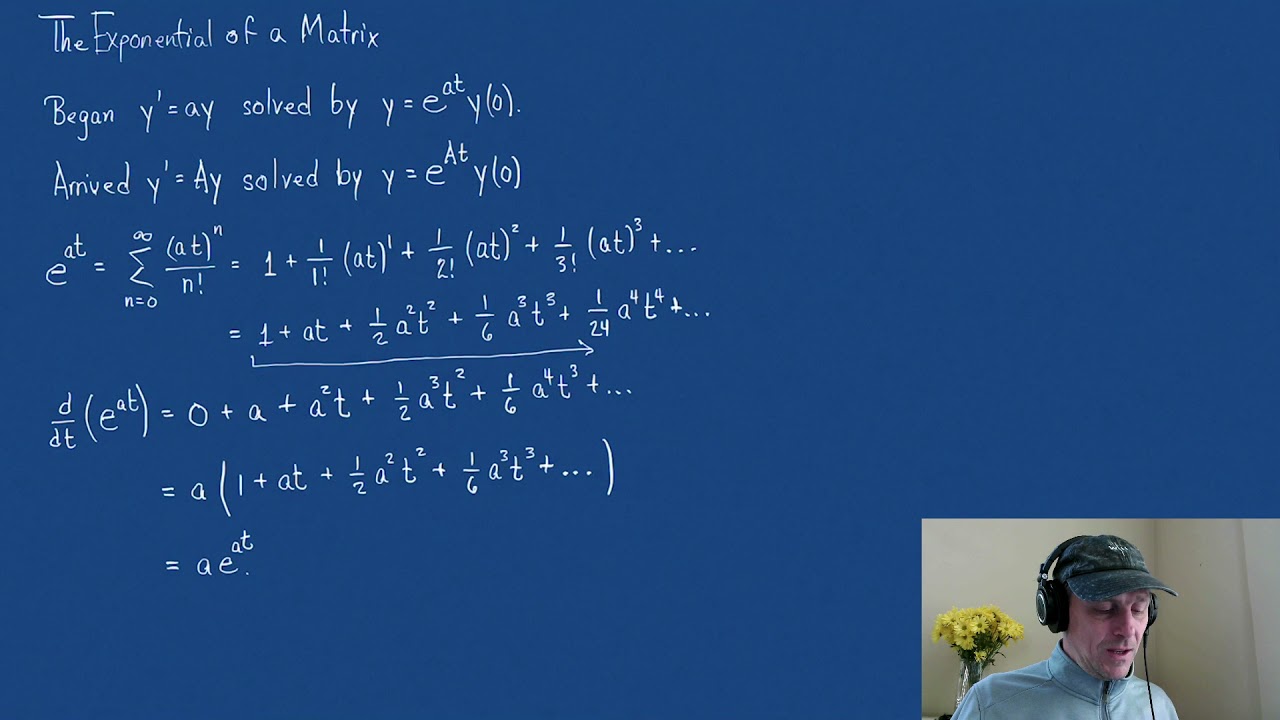 6.4 Exponential of a Matrix, Differential Equations