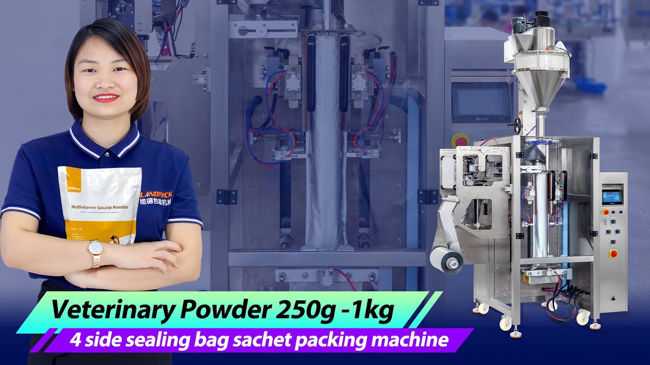 Fully Automatic 3/4 Side Sealing Sachet Powder Vertical Packing Machine