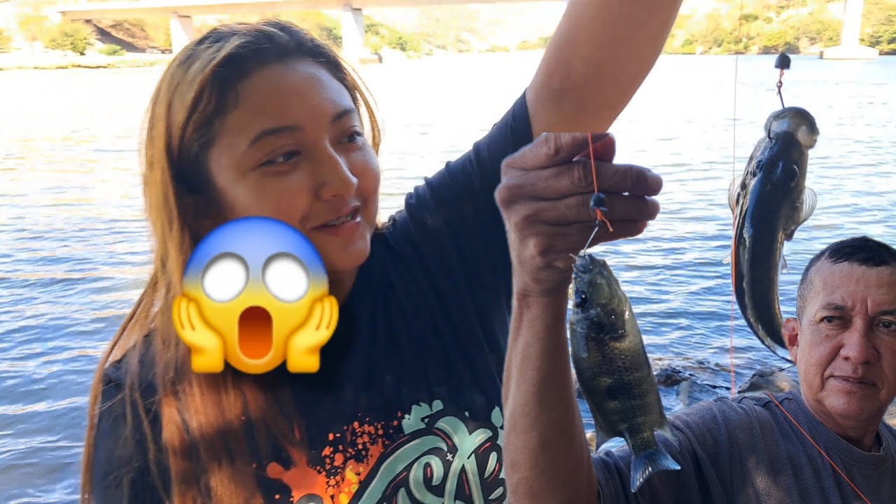Pesca de  guapotes con el anzuelo ,En río lámpa se puso buena la marea😱