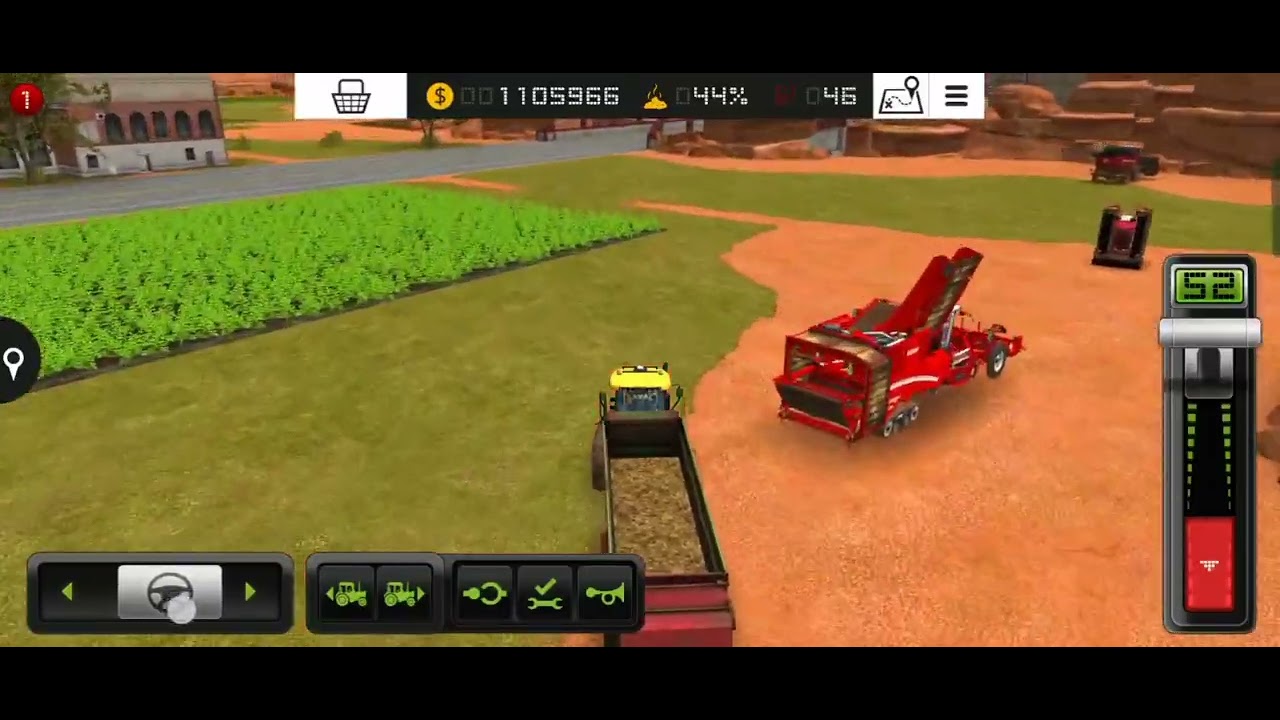 Low fuel tractor making sowing machine in fs 18/FARMING SIMULATOR 18/farming simulator 18/FS 18/