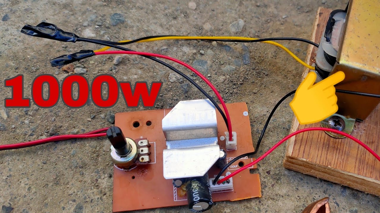 How to Make Input Transformer DIY Powerfull Ultra Bass Booster Amplifier Simple Circuit