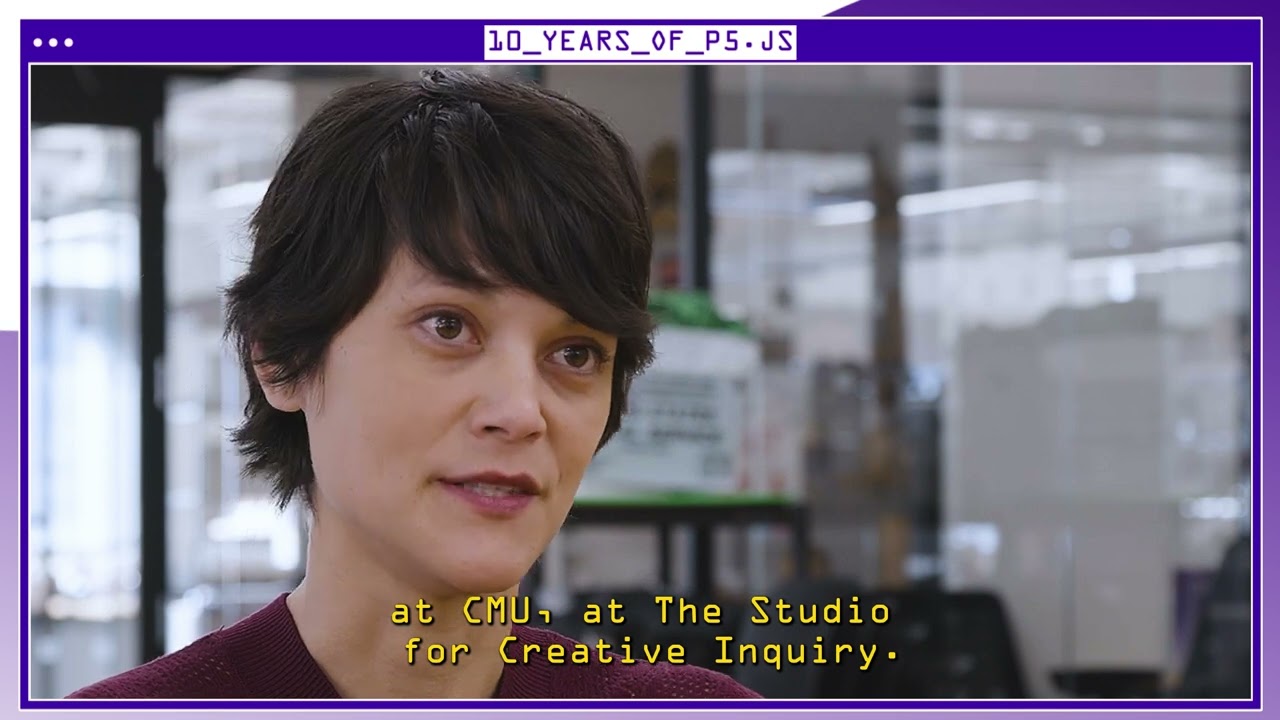 A Message from Lauren McCarthy, creator of p5 for Decade of Code 🌸