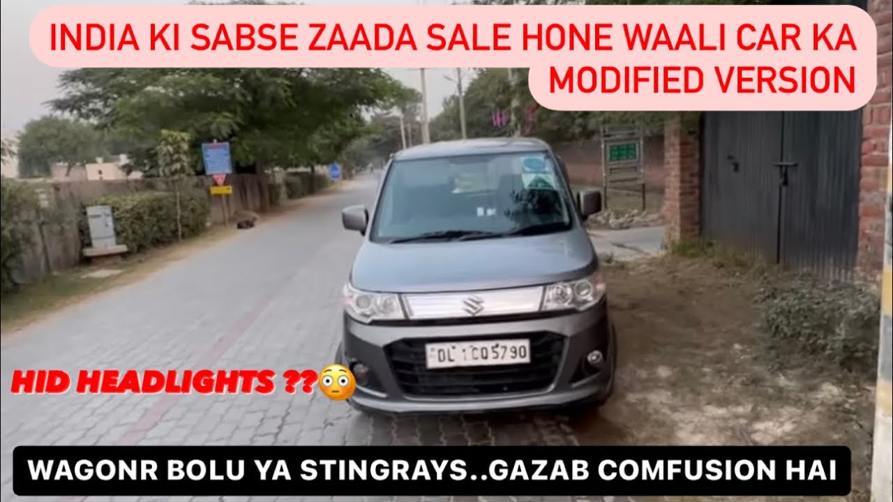 WAGONR STINGRAY, INDIA KI SABSE ZADA SALE HONE WAALI CAR KA MODIFIED VERSION..POTENTIAL TEST.