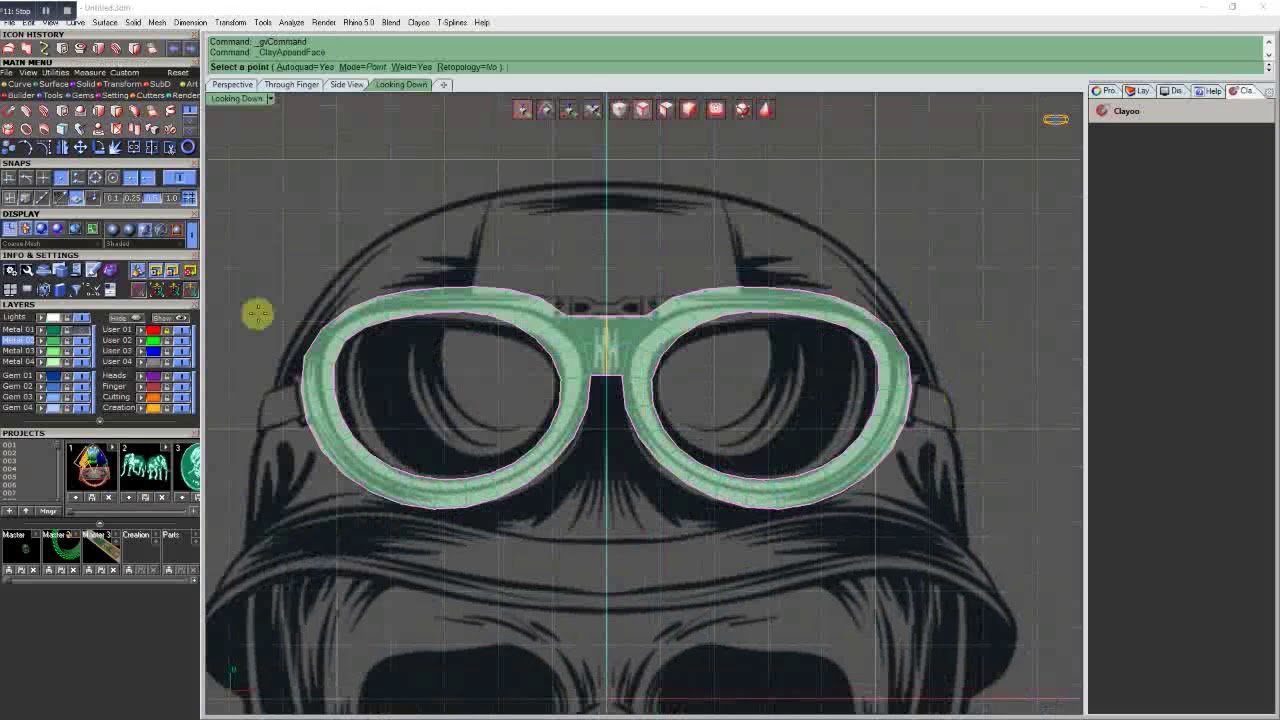 matrix clayoo skull