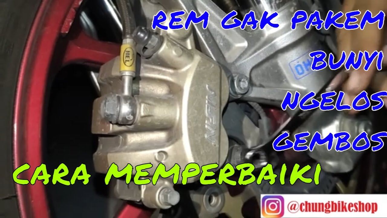 tutorial cara mengatasi permasalahan pada pengereman yang sering terabaikan cbr ninja yamaha suzuki
